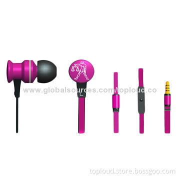 Earphones for iPhone, OEM order, MOQ of 1,000 units, 3.5mm jack, microphone
